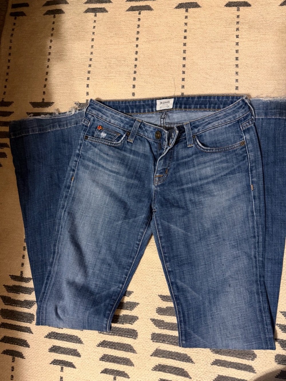 Hudson Jeans Women's Medium Blue Flare Jeans - Picture 4 of 4